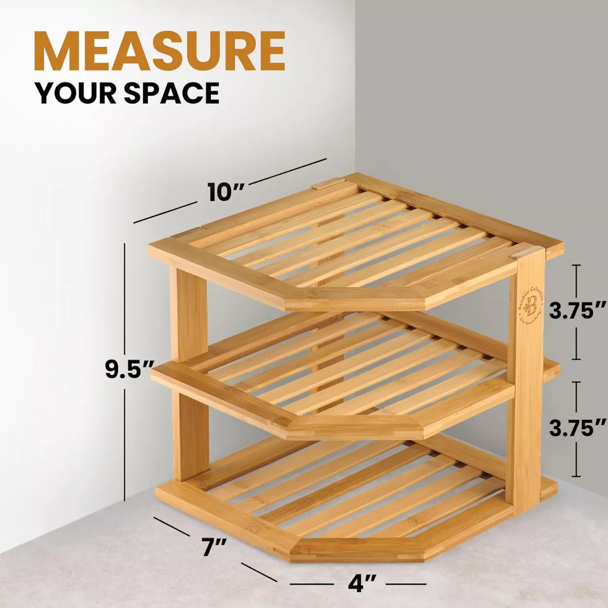 Estante Esquinero Cocina Bambú Organiza Envio ... gratis!!!